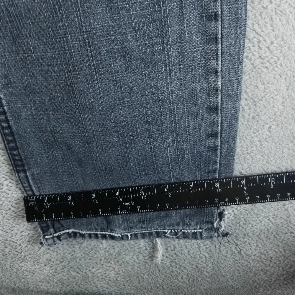 VTG Artful Dodger Jeans Mens 32x32 Blue Straight Distressed Hip Hop Skater‎